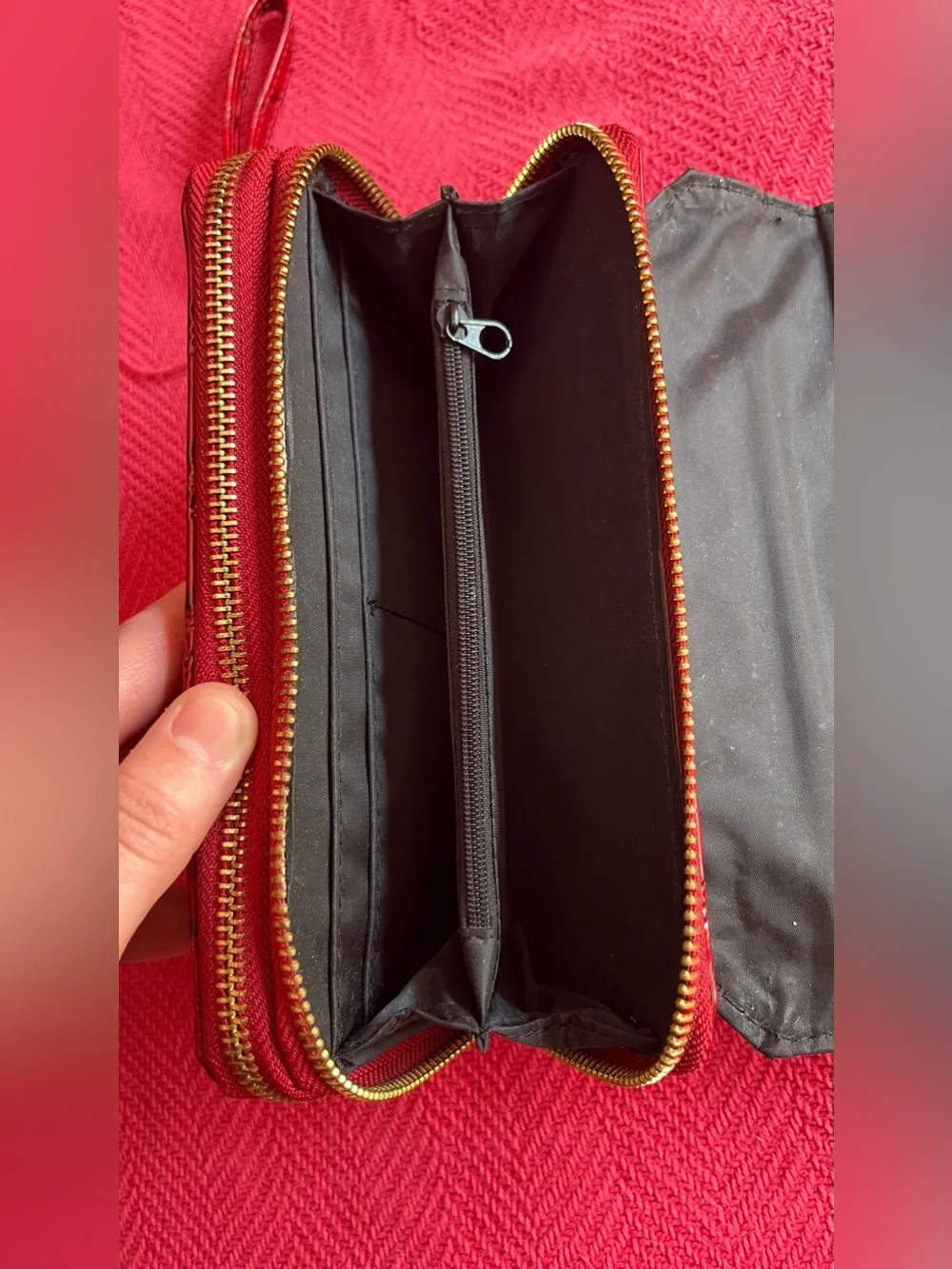 Red Clutch Purse (used)